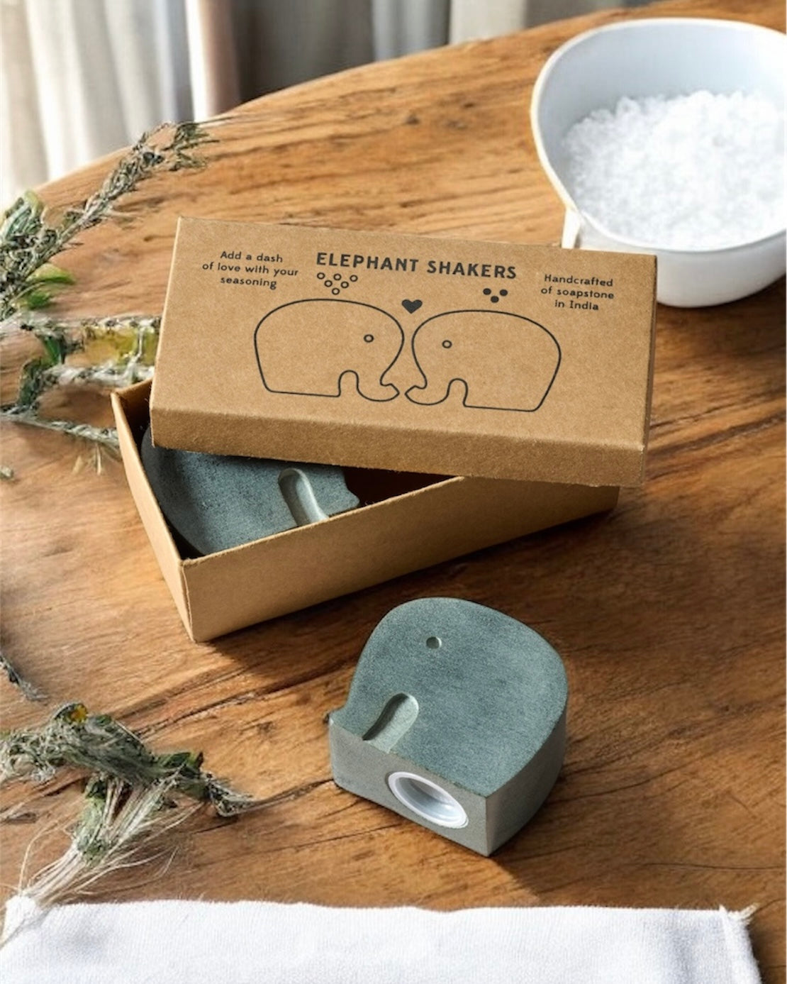 Elephant Salt & Pepper Shakers - India